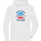 Awesome BFF Design - Premium unisex hoodie_WHITE_front