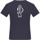 Design Poisson D'avril - Comfort kids fitted t-shirt_FRENCH NAVY_back
