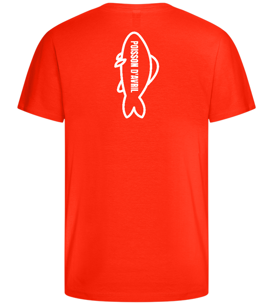 Design Poisson D'avril - Comfort kids fitted t-shirt_RED_back