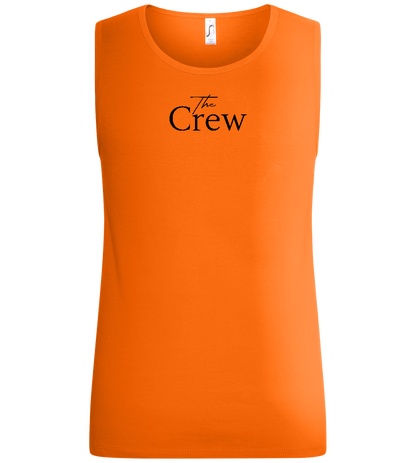 The Crew Design - Basic men's tank top_ORANGE_front