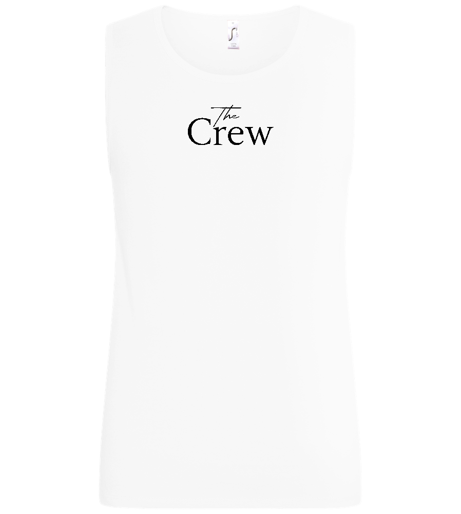 The Crew Design - Basic men's tank top_WHITE_front