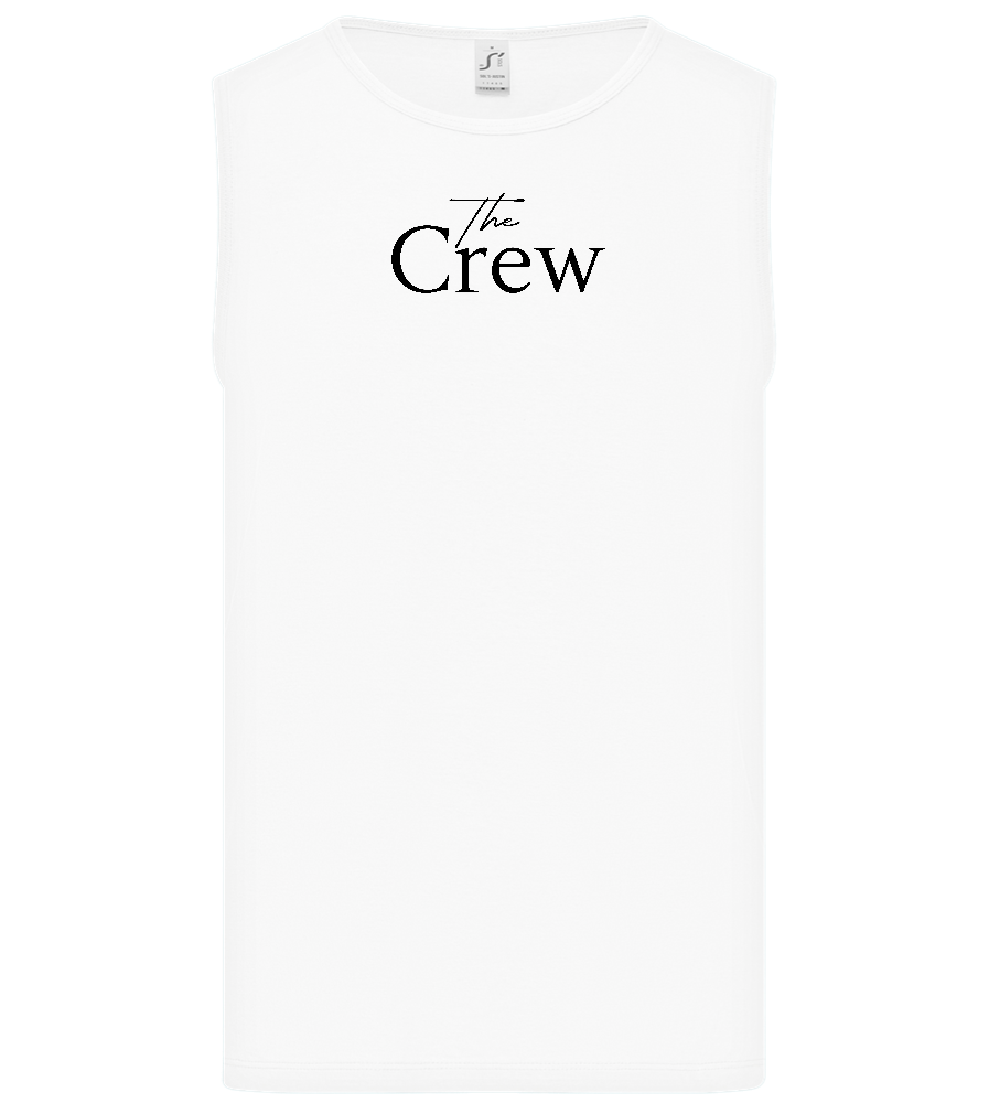 The Crew Design - Basic men's tank top_WHITE_front