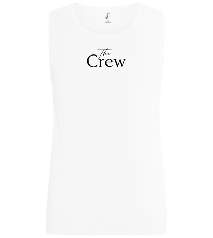 The Crew Design - Basic men's tank top_WHITE_front