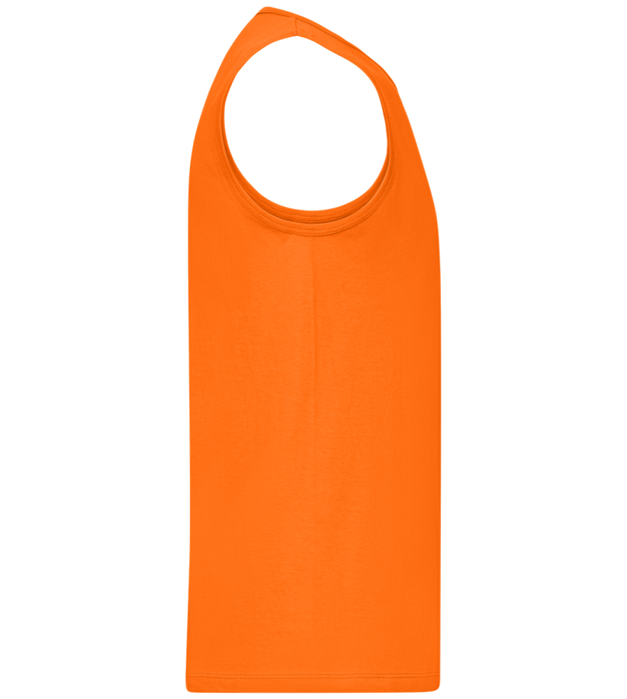 The Crew Design - Basic men's tank top_ORANGE_right