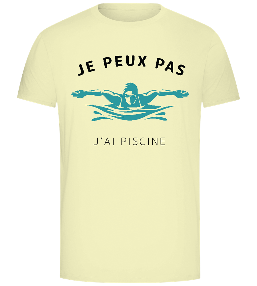 J’ai Piscine Design - Comfort Unisex T-Shirt_AMARELO CLARO_front