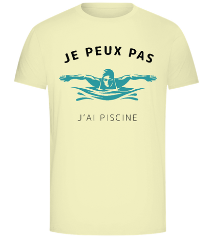 J’ai Piscine Design - Comfort Unisex T-Shirt_AMARELO CLARO_front