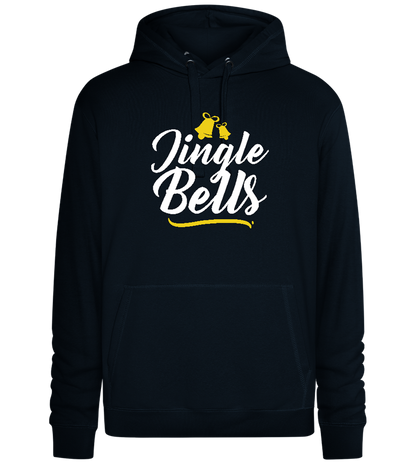 Christmas Jingle Bells Design - Premium unisex hoodie_BLACK_front