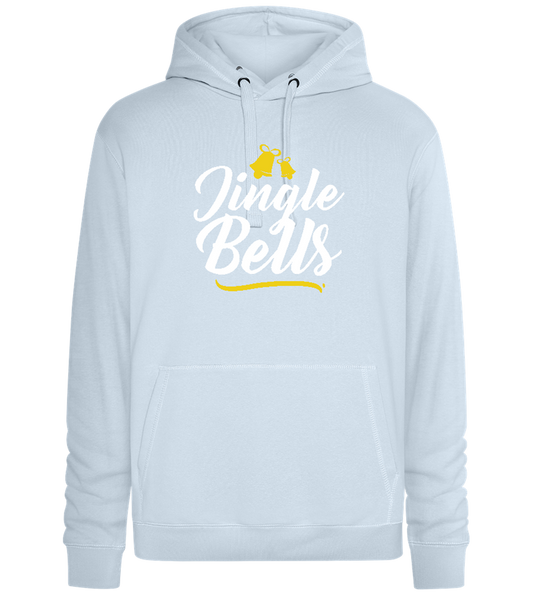 Christmas Jingle Bells Design - Premium unisex hoodie_CREAMY BLUE_front