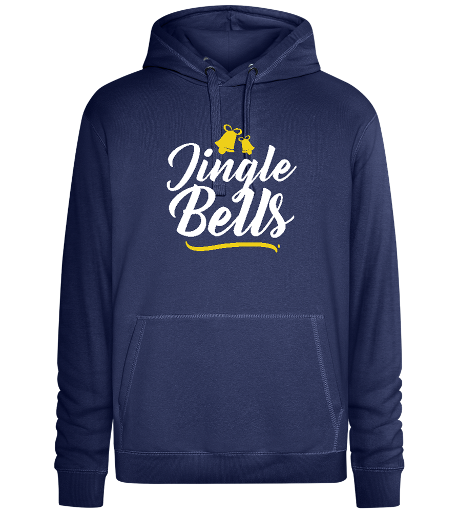 Christmas Jingle Bells Design - Premium unisex hoodie_DENIM CHINA_front