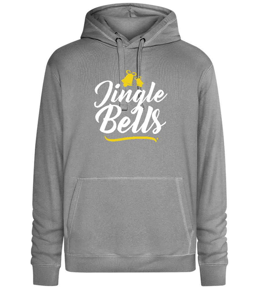 Christmas Jingle Bells Design - Premium unisex hoodie_ORION GREY II_front