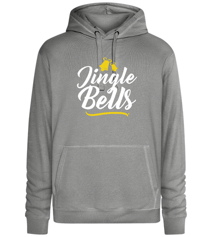 Christmas Jingle Bells Design - Premium unisex hoodie_ORION GREY II_front