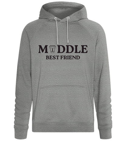 The Middle Best Friend Design - Comfort unisex hoodie_ORION GREY II_front