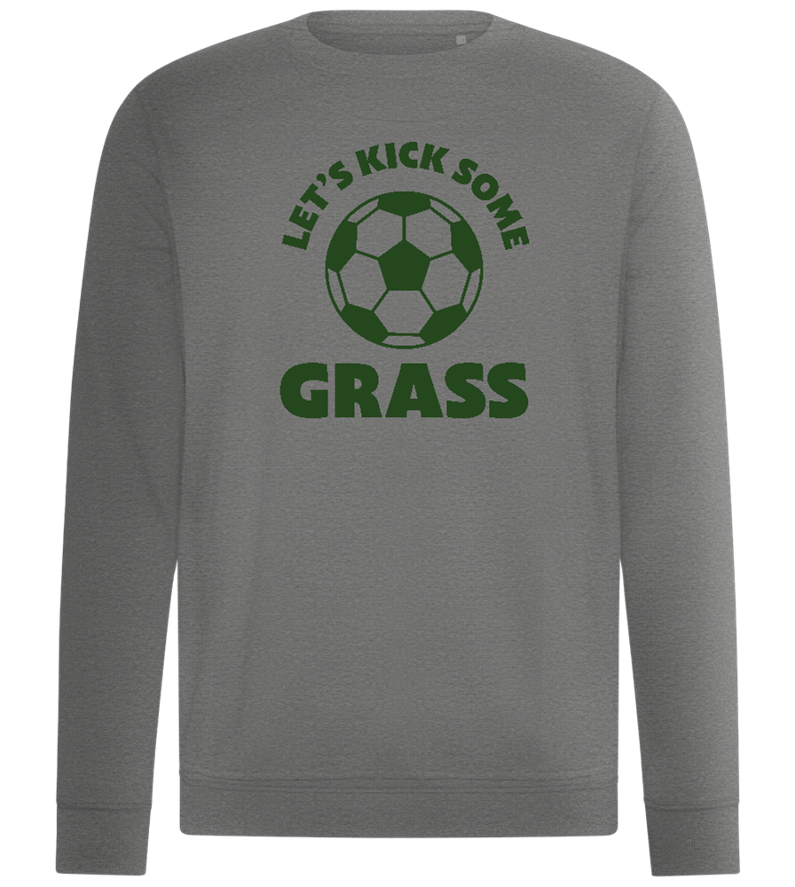 Let's Kick Some Grass Design - Comfort unisex sweater_ORION GREY II_front