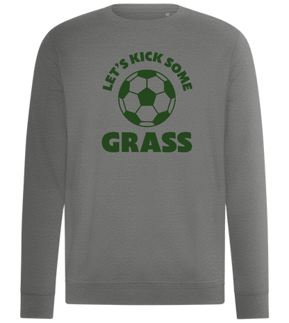 Let's Kick Some Grass Design - Comfort unisex sweater_ORION GREY II_front