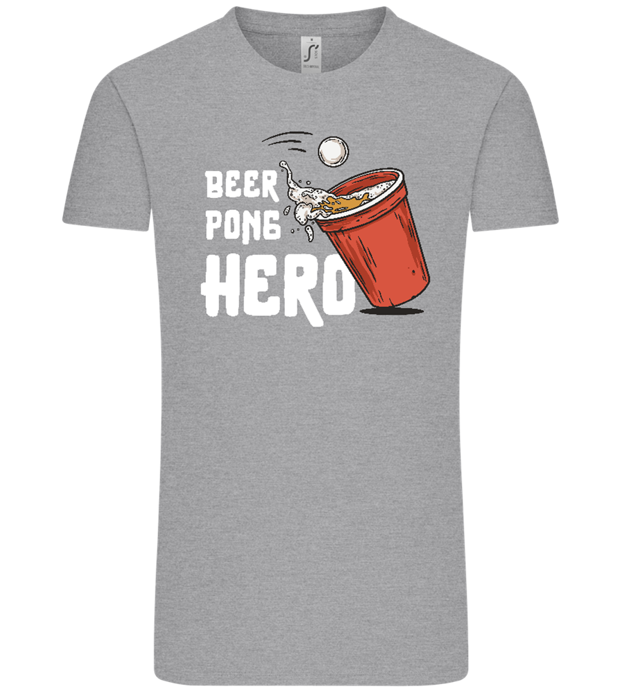 Beer Pong Hero Design - Comfort Unisex T-Shirt_ORION GREY_front