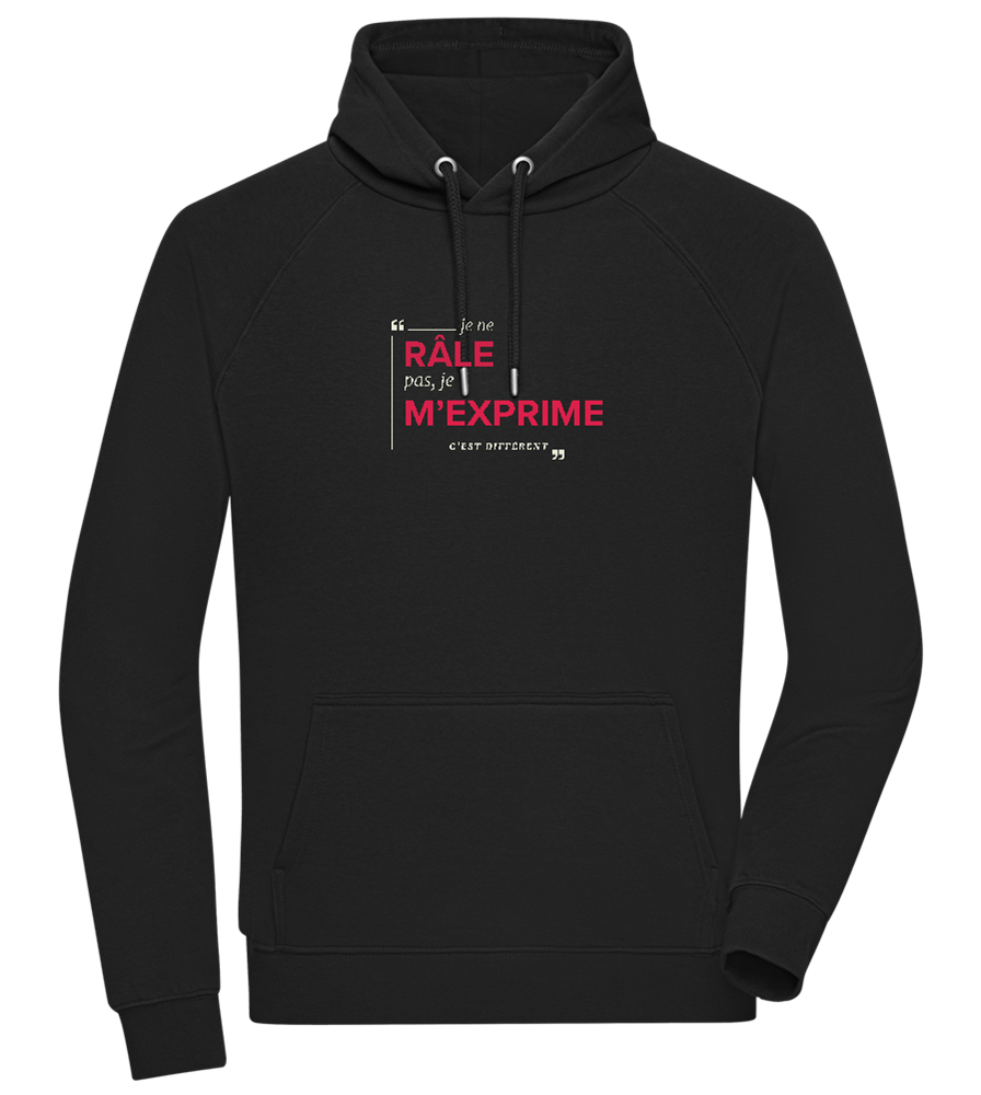 Express Yourself Design - Comfort unisex hoodie_BLACK_front