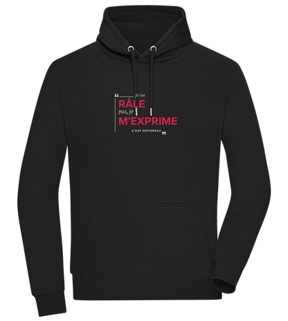 Express Yourself Design - Comfort unisex hoodie_BLACK_front