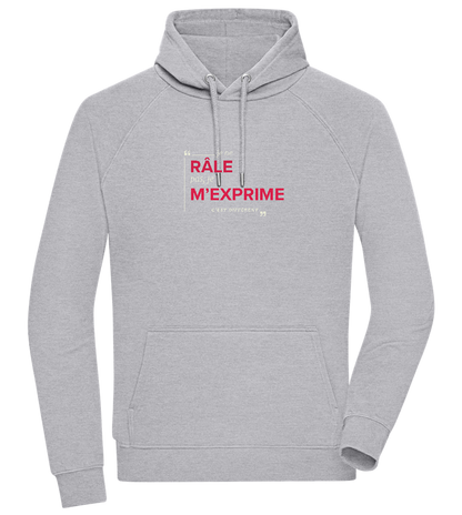 Express Yourself Design - Comfort unisex hoodie_ORION GREY II_front