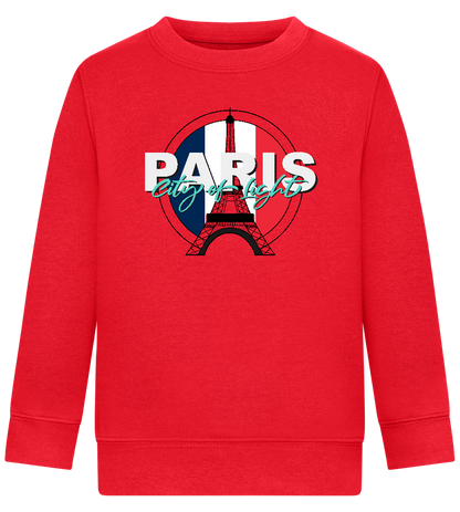 City of Light Design - Comfort Kids Sweater_BRIGHT RED_front