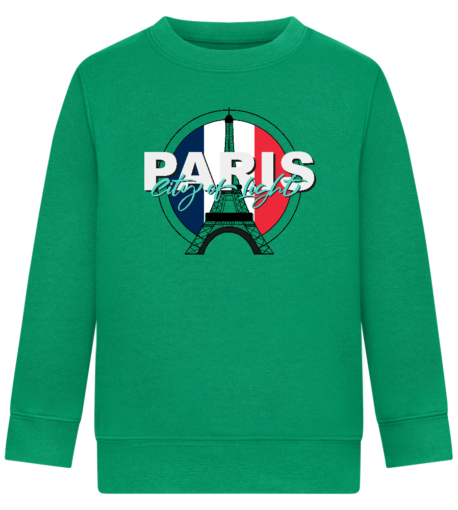 City of Light Design - Comfort Kids Sweater_MEADOW GREEN_front