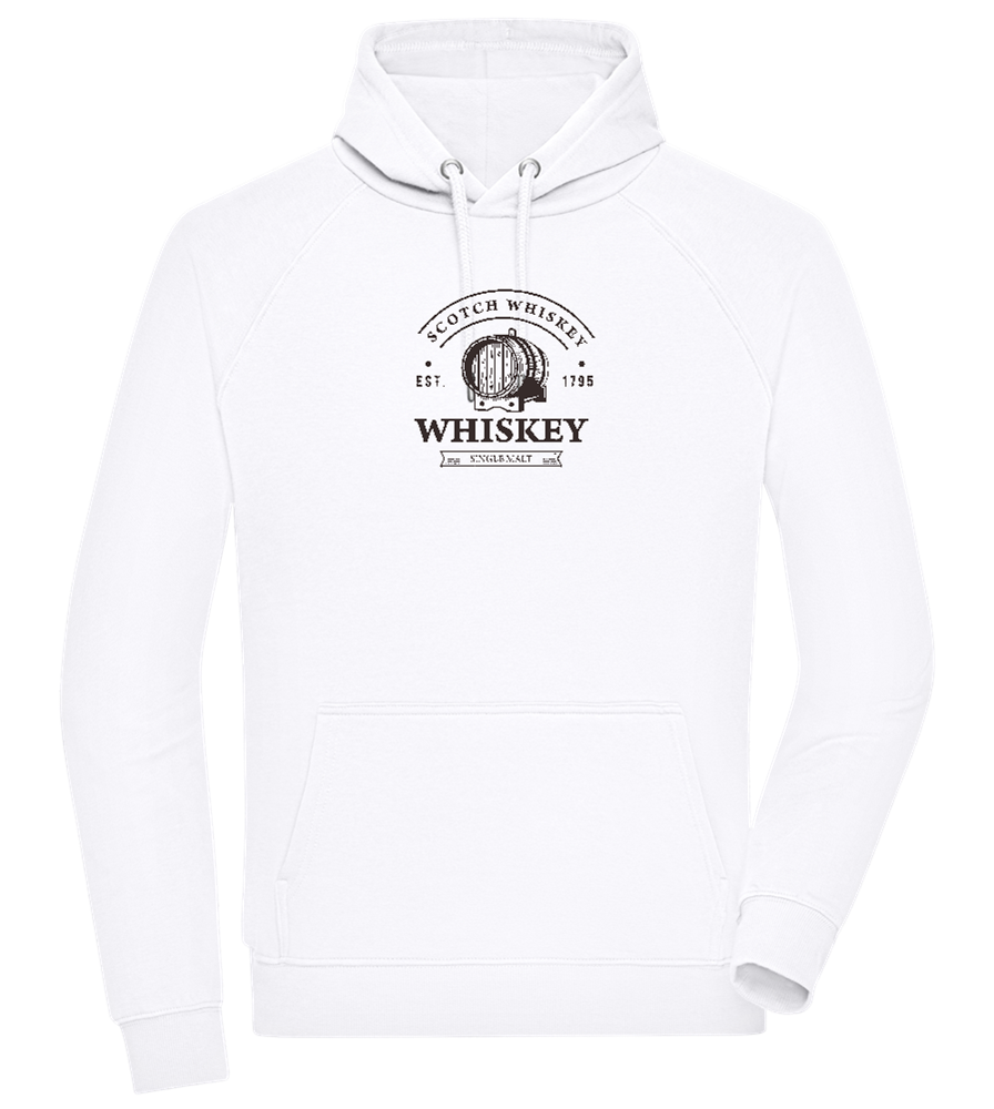 Scotch Whiskey Design - Comfort unisex hoodie_WHITE_front