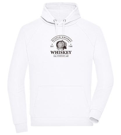 Scotch Whiskey Design - Comfort unisex hoodie_WHITE_front