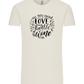 Love And Wine Design - Comfort Unisex T-Shirt_ECRU_front