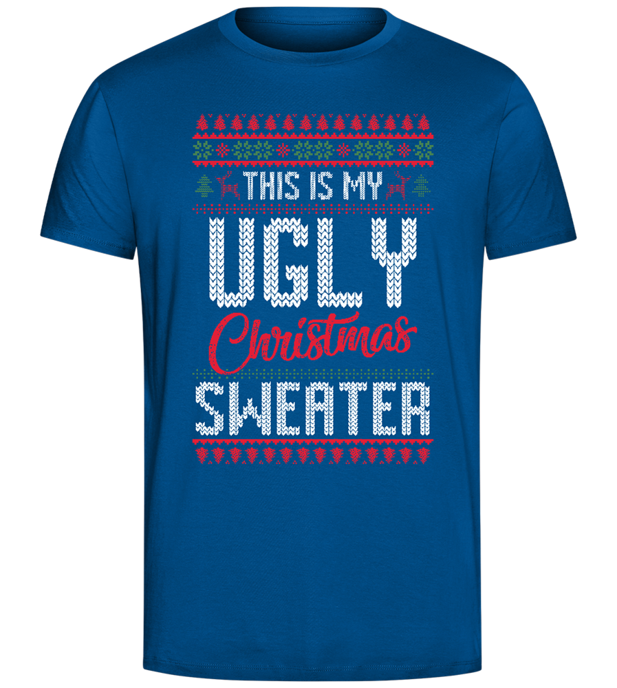 Ugly Sweater Design - Comfort Unisex T-Shirt_ROYAL_front