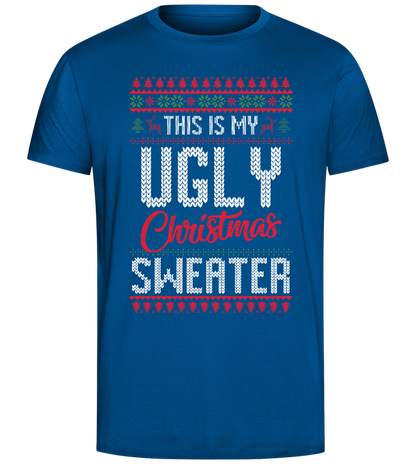 Ugly Sweater Design - Comfort Unisex T-Shirt_ROYAL_front