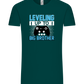 Leveling Up To Big Brother Design - Comfort Unisex T-Shirt_GREEN EMPIRE_front