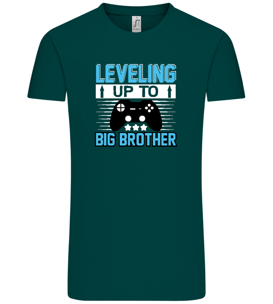 Leveling Up To Big Brother Design - Comfort Unisex T-Shirt_GREEN EMPIRE_front