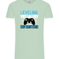 Leveling Up To Big Brother Design - Comfort Unisex T-Shirt_ICE GREEN_front