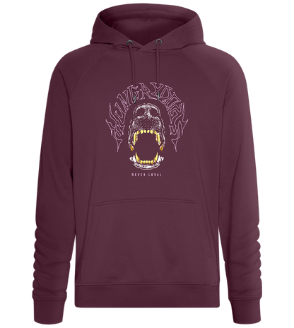 Hungry Dogs Snout Design - Comfort unisex hoodie_BORDEAUX_front