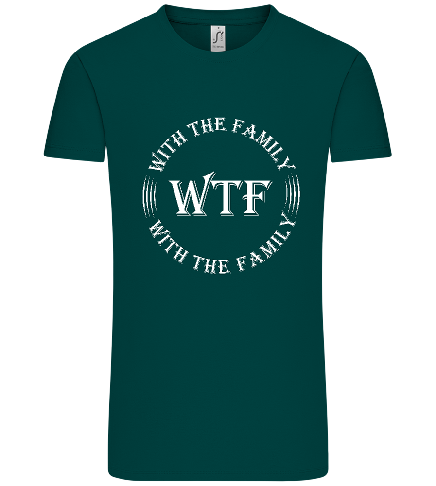 With The Family Design - Comfort Unisex T-Shirt_GREEN EMPIRE_front