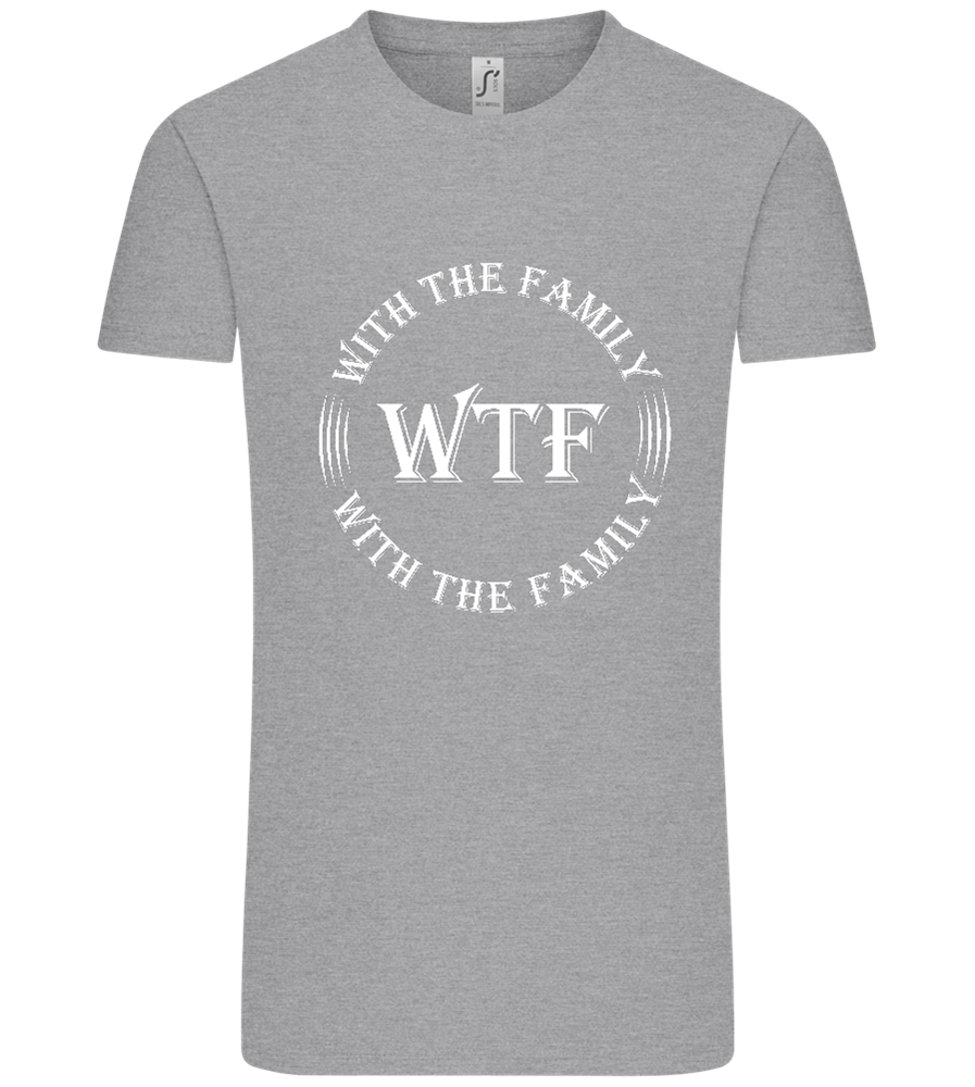 With The Family Design - Comfort Unisex T-Shirt_ORION GREY_front