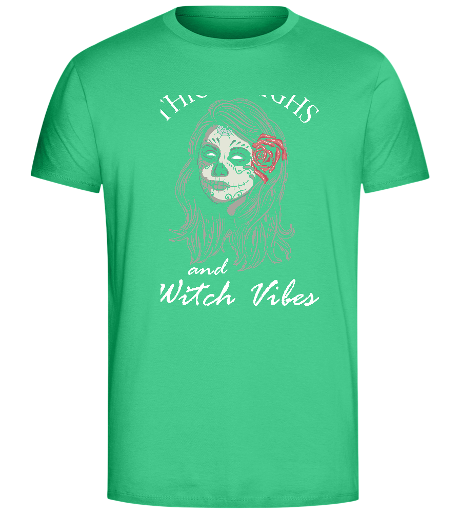 Witch Vibes Design - Comfort Unisex T-Shirt_SPRING GREEN_front