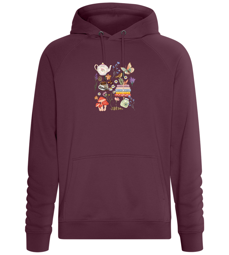 Autumn Vibes Design - Comfort unisex hoodie_BORDEAUX_front