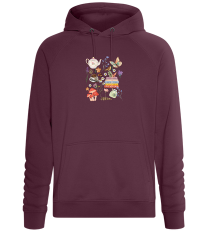 Autumn Vibes Design - Comfort unisex hoodie_BORDEAUX_front