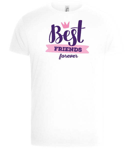 BFF Crown Design - Basic Unisex T-Shirt_WHITE_front