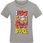 Slow but Sure Design - Comfort kids fitted t-shirt_ORION GREY_front