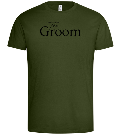 Wedding Design - Premium men's t-shirt_ARMY_front