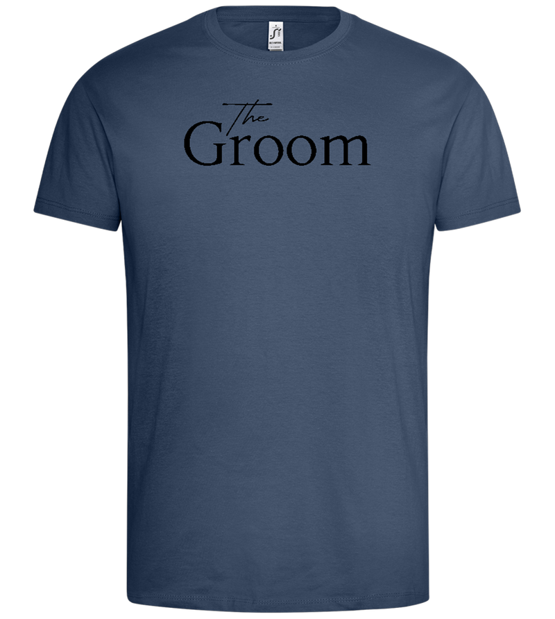 Wedding Design - Premium men's t-shirt_DENIM_front