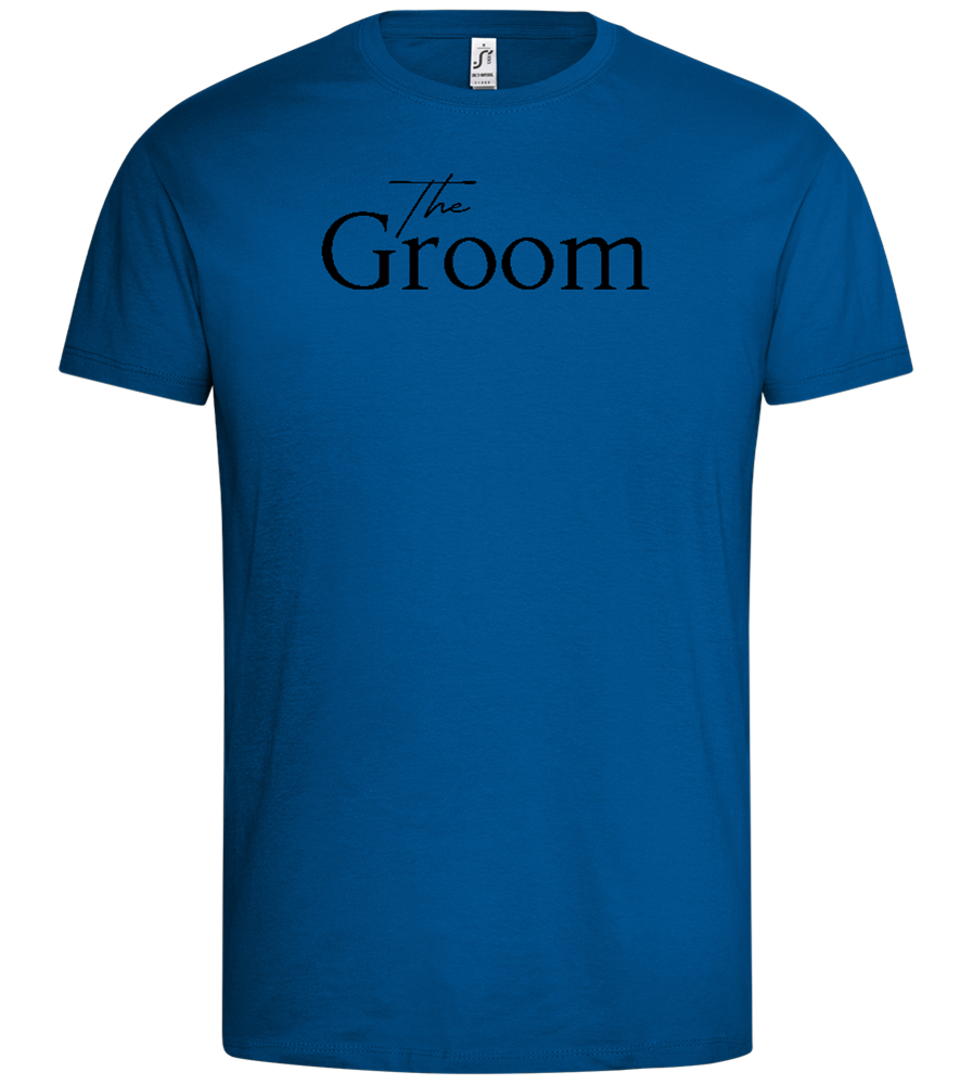 Wedding Design - Premium men's t-shirt_ROYAL_front