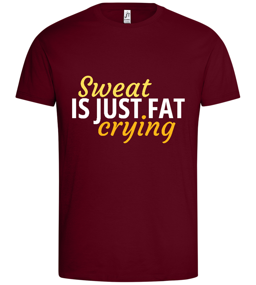 Fat Crying Sweat Design - Premium men's t-shirt_CHILE_front