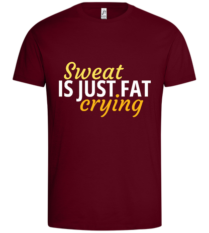 Fat Crying Sweat Design - Premium men's t-shirt_CHILE_front