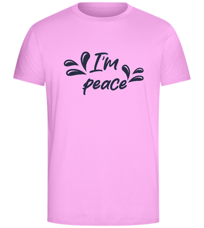 I'm Peace Design - Comfort Unisex T-Shirt_CANDY PINK_front