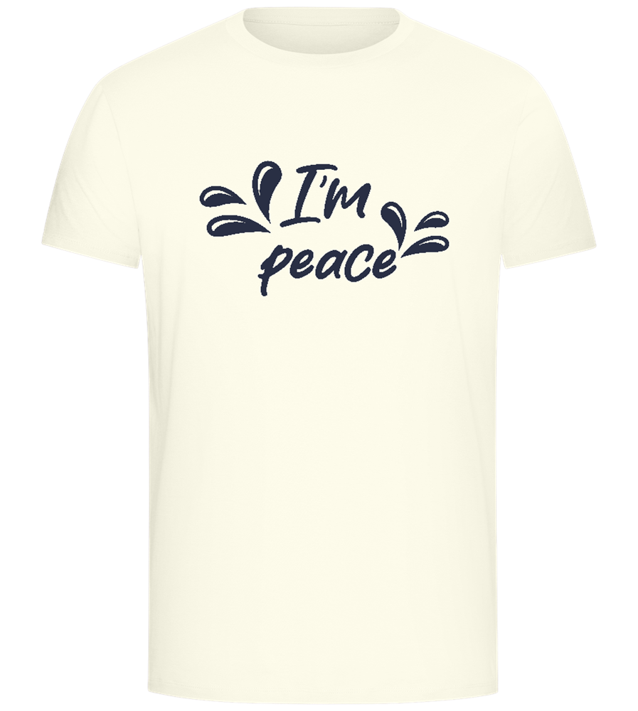 I'm Peace Design - Comfort Unisex T-Shirt_ECRU_front