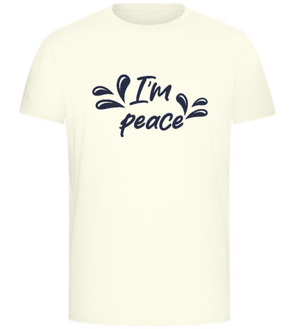 I'm Peace Design - Comfort Unisex T-Shirt_ECRU_front