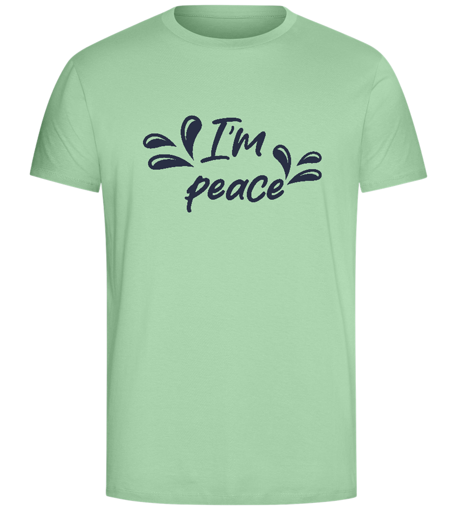 I'm Peace Design - Comfort Unisex T-Shirt_ICE GREEN_front