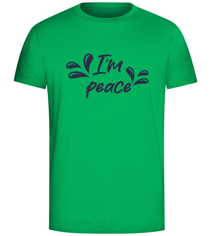 I'm Peace Design - Comfort Unisex T-Shirt_SPRING GREEN_front